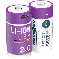 Li-Ionen Baby C (2.300mAh) 2er Akku