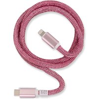 Type-C > Lightn. Glamour Kabel (1m) rose