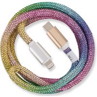 Type-C > Lightn. Rainbow Kabel (1m)