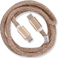 USB Type-C Glamour Kabel (1m) gold