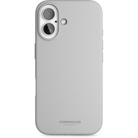 Soft Silicone Case für iPhone 16 light gray