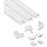 D-3015W Kabelführung 30x15mm Set (3x 1m) weiß