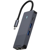 USB-C 8-in-1 Multiport Adapter grau