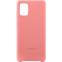 Silicone Cover für Galaxy A71 pink