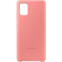 Silicone Cover für Galaxy A51 pink