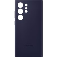 Silicone Case für Galaxy S23 Ultra navy