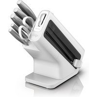 StaySharp Messerblock mit Schleifer weiß/edelstahl