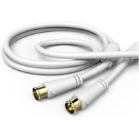 SAT-Anschlusskabel 100dB (3m) Quick-F-Stecker>Quick-F-Stecker weiß