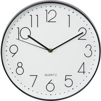 Elegance Wanduhr schwarz/weiss