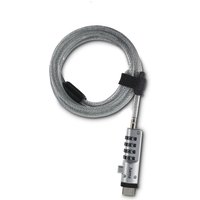 Laptopschloss USB silber/transparent