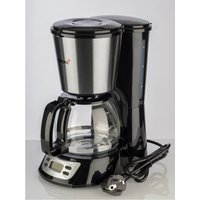Kaffeeautomat m.Timer 12113 edelstahl/schwarz
