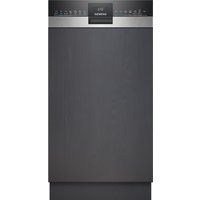 SR55ZS10ME Einbau-Geschirrspüler teilintegriert 45 cm edelstahl / C