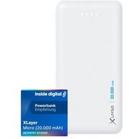 Micro (20.000mAh) Powerbank weiß