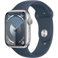 Watch Series 9 (45mm) GPS Smartwatch Aluminium mit Sportarmband M/L silber/sturmblau