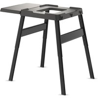 Höhenverstellbarer Grillständer für Woodfire Grill schwarz
