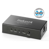 Premium HDMI 2.0 Splitter schwarz