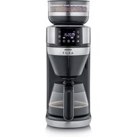 FILKA KA 4850 Kaffeeautomat mit intergrierter Kaffeemühle schwarz/edelstahl