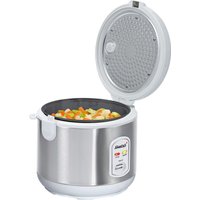 RK 2 Reiskocher edelstahl/weiß
