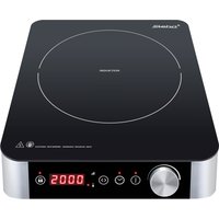 IK 55 Induktionskochplatte schwarz/silber