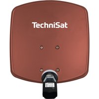 DigiDish 33 Satellitenantenne inkl. V/H-LNB mit Satfinder ziegelrot