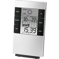 LCD-Thermo-/Hygrometer TH-200 schwarz/silber