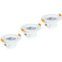 LED-Einbaustrahler 5W (3er-Set) weiß