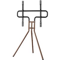 TV-Stand Staffelei-Design (75") braun