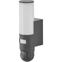 Smarte Außenlampe mit HD-Kamera grau/weiß