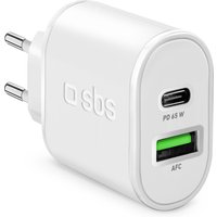 Reiselader (65W+18W) Reiseladegerät weiss