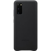 Leather Cover für Galaxy S20 schwarz