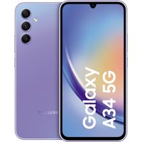 Galaxy A34 5G (128GB) Smartphone awesome violet