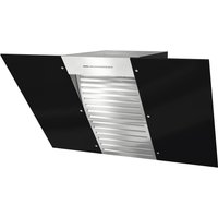 DA 6096 W Wing Wand-Dunstabzugshaube obsidianschwarz / B
