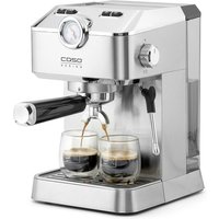 Espresso Gourmet Siebträgermaschine silber
