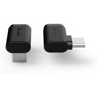 USB-C-Winkeladapter 90° 2er Set schwarz