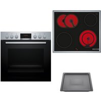 HND411GR63 Herdset bestehend aus HEA513BR3+NKN64RGA2E+HEZ631070 edelstahl / A+