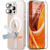 Pstand Spin 3-in-1 Bundle für iPhone 16 Pro transparent