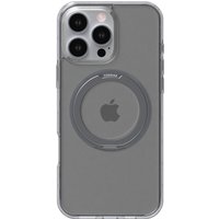 Ostand Pro Case für iPhone 16 Pro Max transparent/grau