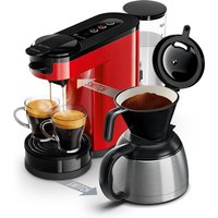 HD6592/84 Switch Filter- und Padkaffeemaschine rot