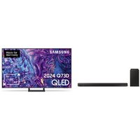 GQ75Q73DAT 189 cm (75") QLED-TV titangrau inkl. HW-Q610GC Soundbar / D