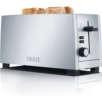 TO 100 Langschlitz-Toaster silber