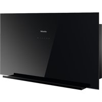 DA 9092 W Screen Kopffrei-Dunstabzugshaube obsidianschwarz / B