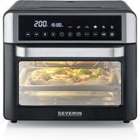 TO 2077 Mini-Backofen schwarz/edelstahl