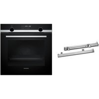 PQ579ABSHB Einbaubackofen bestehend aus HB578GBS3 + HZ538000 edelstahl / A+