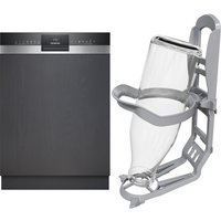 SN53EIEUAE teilintegrierbarer 60 cm Geschirrspüler bestehend aus SN53ES22AE + SZ36BH00 edelstahl / A