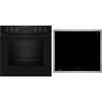 EX4IB0 Herdset mit Induktionskochfeld bestehend aus E1CCD2AK4 + M56SBF1L0 schwarz / A+