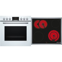HND411LW62 Herdset bestehend aus HEA513BW2 + NKN645GA2E polar weiß + edelstahl / A