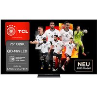 75C89K 189 cm (75") QD-Mini LED TV brushed metal / D