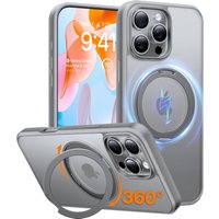 Ostand Pro Case für iPhone 16 Pro titanium grau