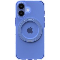 Ostand Pro Case für iPhone 16 transparent/blau