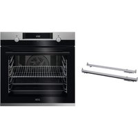 BO424E Einbaubackofen bestehend aus BEE43502BM + TR1LV edelstahl/cleansteel / A+